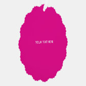 Creat Your Own Megenta Invitation Postcard (Droite)