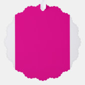 Creat Your Own Megenta Invitation Postcard (Verso)