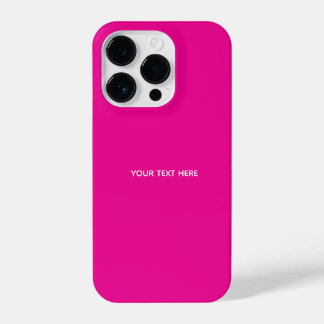 Creat Your Own Megenta Invitation Postcard iPhone 14 Plus Hoesje