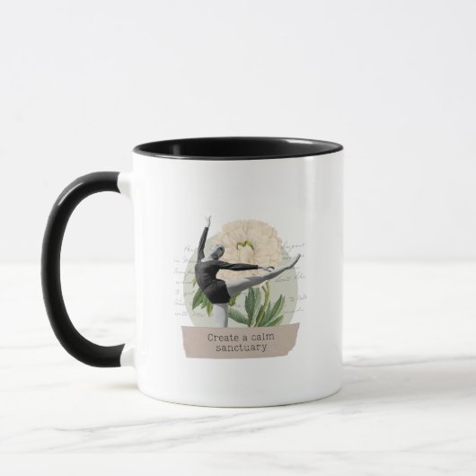 "Create a calm sanctuary" mug (Gauche)