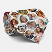 Create a Custom Photo Collage with 21 Photos Stropdas (Opgerold)