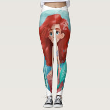create a little mermaid legging