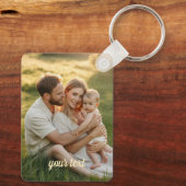 Create a personalized family keychain with a pictu (Achterkant)