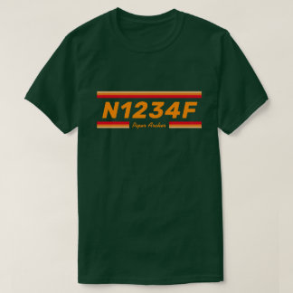 Create a Special Aircraft Number T-Shirt