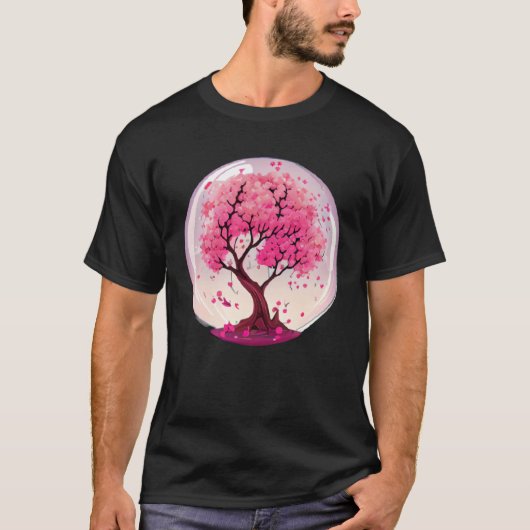 Create an Ambiance of Renewal with this Cherry Blo T-shirt (Voorkant)