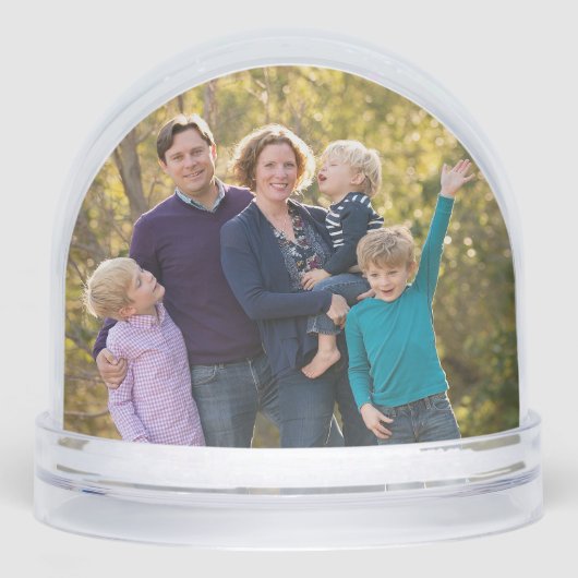 Create Custom Christmas Holidays Photo Snow Globe (Avant)