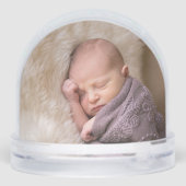 Create Custom Personalized Couple Photo Snow Globe (Arrière)