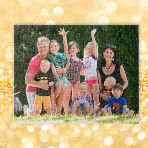 Create Custom Personalized Family Kids Pets Photo Legpuzzel