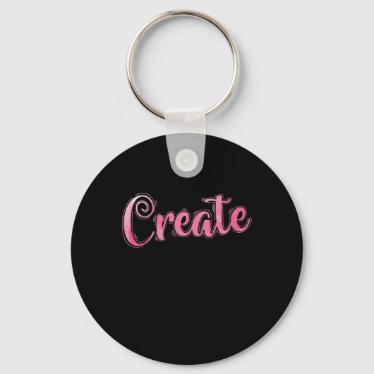Create DIY Selbstgebastelt Sleutelhanger (Voorkant)