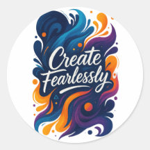 Create Fearlessly Sticker – Fearless Series