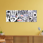 Create reality again canvas afdruk (Insitu (Woonkamer))