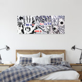 Create reality again canvas afdruk (Insitu (Slaapkamer))