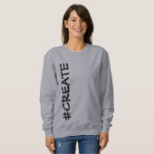 #CREATE (Rotated) Sweatshirt féminine (Devant entier)