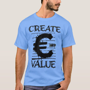 Create Value Typografie – Minimal luxe streetwear T-shirt