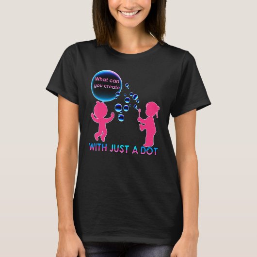 Create With Dot Kid Bubbles September Internationa T-shirt (Voorkant)