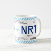 Create Your Boarding Pass Mug for Travel Fans (Devant droit)