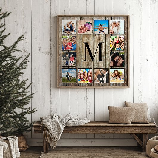 Create Your Custom Photo Collage Rustic Farmhouse