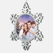 Create Your Family Photo Ornament - Snowflake (Rechts)