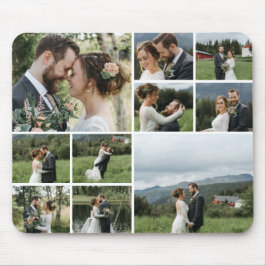 Create Your Own 10 Photo Collage Mousepad Muismat