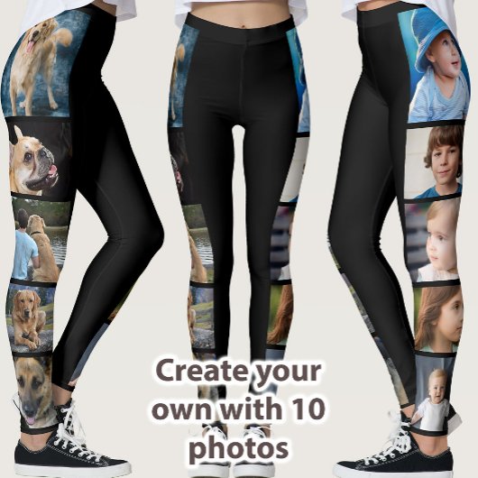Create Your Own 10 Photo DIY Patterned leggings