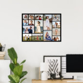 Create Your Own 15 Photo Collage Poster (Bureau à domicile)