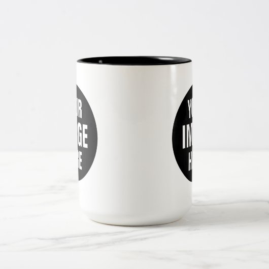 Create Your Own 15oz Two Tone Coffee Mug (Centre)