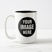 Create Your Own 15oz Two Tone Coffee Mug (Gauche)