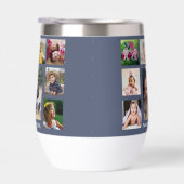 Create Your Own 18 Photo Collage Family Name Quote (Droite)