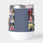 Create Your Own 18 Photo Collage Family Name Quote (Gauche)