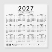 Create Your Own 2027 Business Logo Calendar (Voorkant)