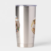 Create Your Own 2 Photo Geïsoleerde Drinkbeker (Links)