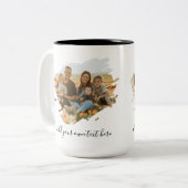Create Your Own 2 Photo Tweekleurige Koffiemok (Voorkant links)