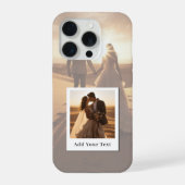 Create Your Own 2 Photo with Name iPhone Hoesje (Achterkant)