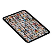 Create Your Own 48 Photo Collage Flexible  Magneet (Rechterzijde)