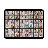 Create Your Own 48 Photo Collage Flexible  Magneet (Horizontaal)