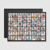 Create Your Own 48 Photo Collage Magnetic Card (Voorkant / Achterkant)