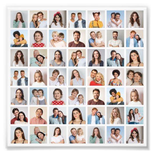 Create Your Own 49 Photo Collage Photo Enlargement (Devant)