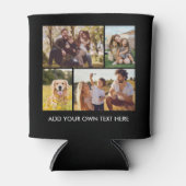 Create Your Own 4 Photo Collage With Text Blikjeskoeler (Voorkant)