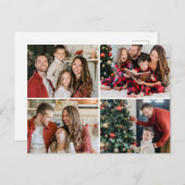 Create Your Own 4 Photo Custom Picure Briefkaart (Voorkant / Achterkant)