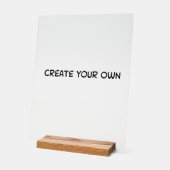 Create your own acryl bord (Hoek)