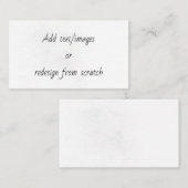 Create Your Own Advieskaart (Voorkant / Achterkant)