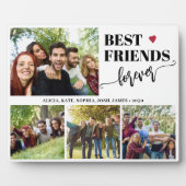 Create your own best friends 4 photo collage fotoplaat (Voorkant)