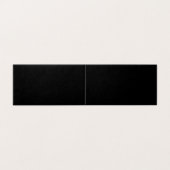 Create Your Own Black Custom Design Holiday Card (Outside Unfolded)