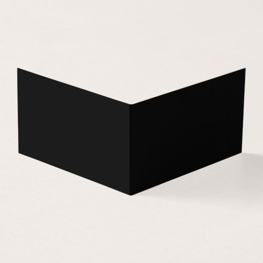 Create Your Own Black Custom Design Holiday Card (Outside)