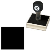 Create Your Own Black Custom Design Holiday Card Rubberstempel (Gestempeld)