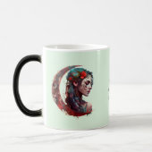 Create Your Own Boho Crescent Moon Goddess Magische Mok (Links)