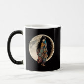 Create Your Own Boho Floral Moon Walk Magische Mok (Links)