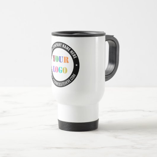 Create Your Own Branded Business Travel Mugs Reisbeker (Voorkant rechts)