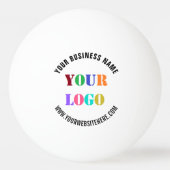 Create Your Own Branded Ping Pong Ball Example (Achterkant)