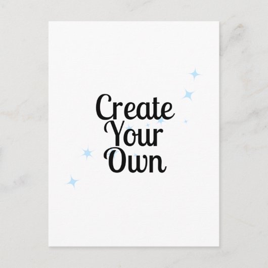 Create Your Own Briefkaart (Voorkant)